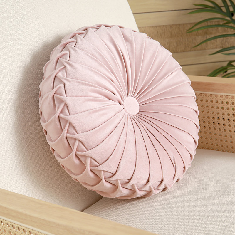 Aurelio Cotton Pink Backrest Cushion