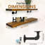 Aleksah Wood Floating Shelf-150759424-150759432