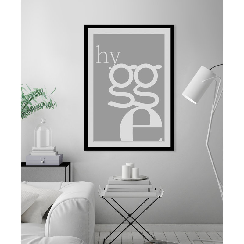 Hygge - Single Picture Frame Print, 50 cm H x 60 cm W x 5 cm D