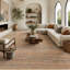 High-Quality Hand-Knotted Orange And Grey Area Rug-242821974