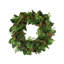 24" Wreath with Magnolia Leaves and Boxwood
