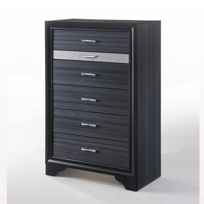 Commode moderne à finition noire