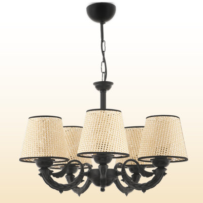 5 Lights Metal Body Classical Chandelier