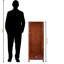 Armoire de rangement 1 tiroir à finition noyer Blake Jelly, H 47,15 po x l 17,14 po x P 15,46 po
