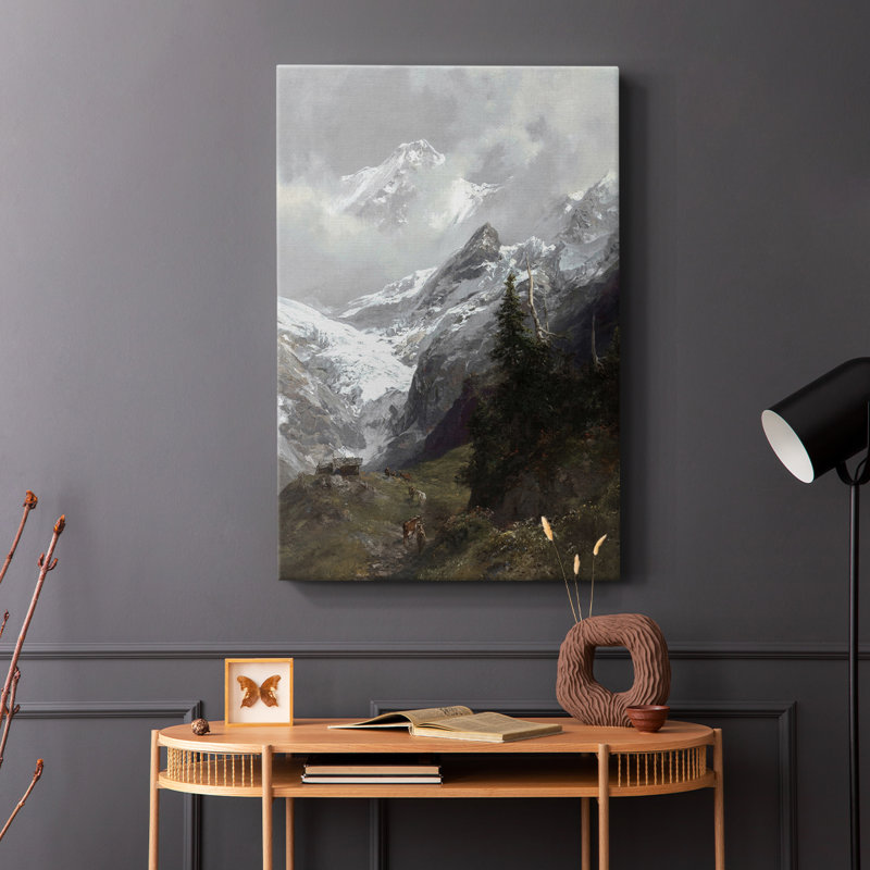 Paysage rétro CCxxxx - galerie Cavas, H 18 po x l 12 po