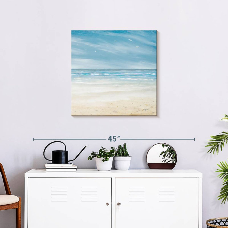 Adeliza Misty Coastal Days I, 24" H x 24" W