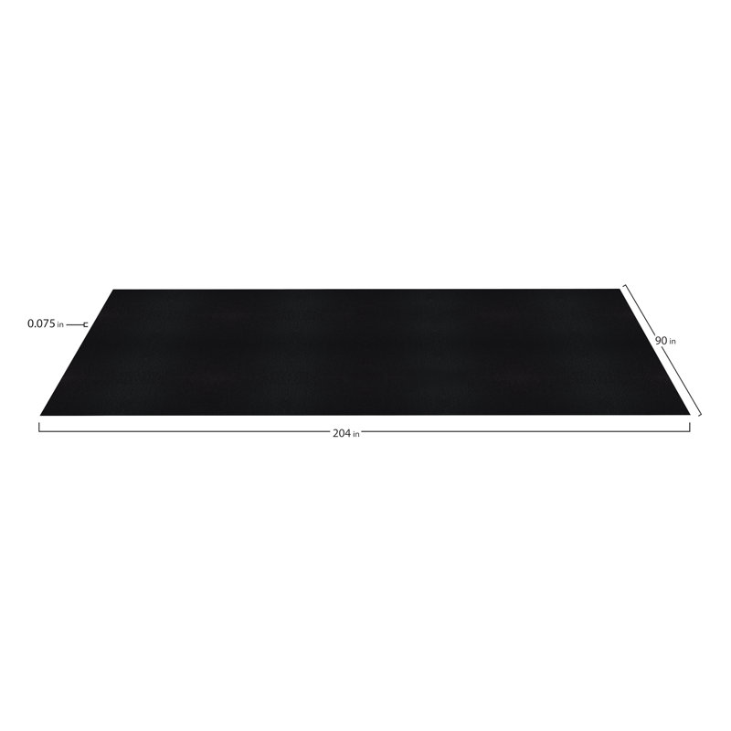 Midnight Black Textured Vinyl Sheet Flooring 7.5ft x 17ft