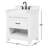 Dilkhush 31" Single Bathroom Vanity with Carrara White Quartz Top, Sink & Backsplash, Pre-Assembled-369553695-369553688