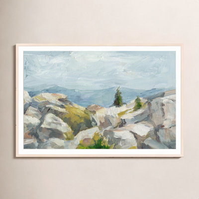 Impasto Mountainside III Painting
