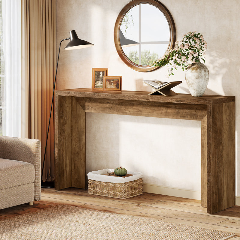 140cm Console Table, Brown