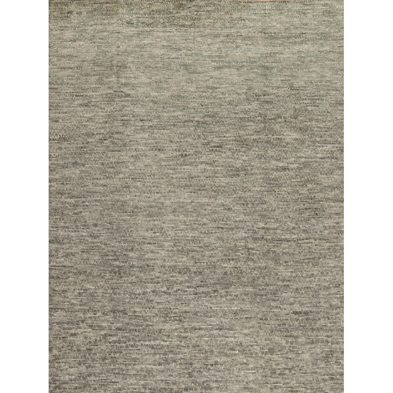 Mystique Hand Knotted Wool Geometric Area Rug, Rectangle 9' x 12'