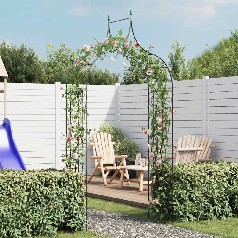 Tonnelle en fer vert foncé l 50,8 po x P 23,6 po