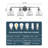 Vanity Light for Bathroom/Hallways/ Dressing Room Clear Glass Shade-469246458-453774579