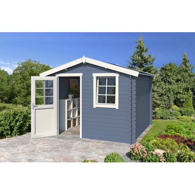 Lasita Nina 175 - 9 x 6 Ft. Apex Roof Summerhouse With Single Glazed Windows (28mm)