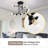Semi Flush Mount Ceiling Light Fixture 10-light Black Globe Glass Ceiling Lamp Close To Ceiling Light Chandelier