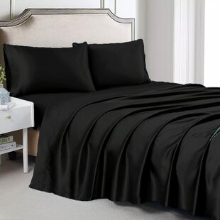 Satin Radiance Soft Silky Satin Sheets Solid Color Deep Pocket Queen Size  Satin Bed Sheet Set Cooling Soft Slippery Satin Bedding + Satin Pillowcases