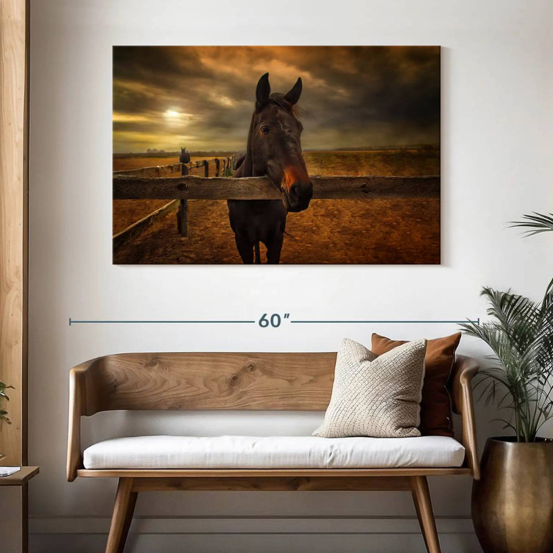 Brampt Farm Horse, 32" H x 48" W