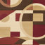 Tapis performance à motif abstrait Charis-22984478