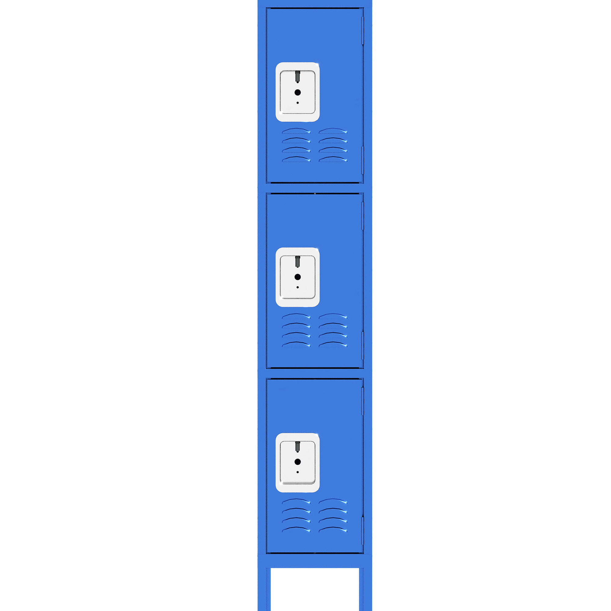 Wrought Studio™ 3 - Door Blue Metal Locker For And Government Gym ...