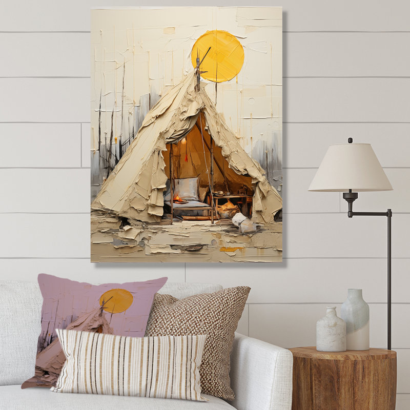 Décoration de camping tente d'aventure extérieure IV - camping, Toile tendue, H 44 po x l 34 po x P 1,5 po