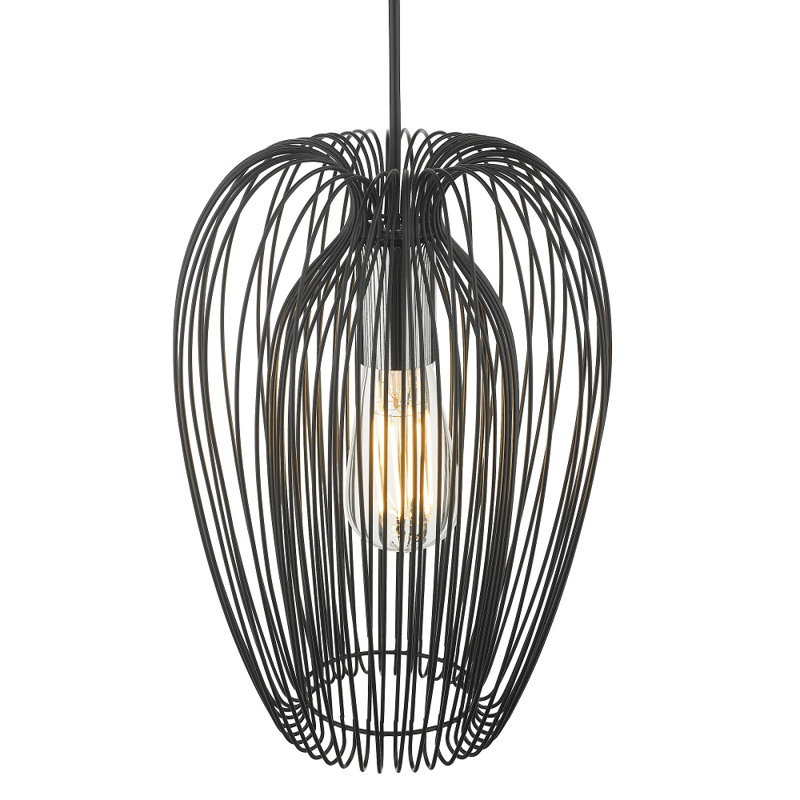 Assanti 1 - Light Matt Black Single Pendant