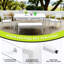 6 meubles de patio en aluminium