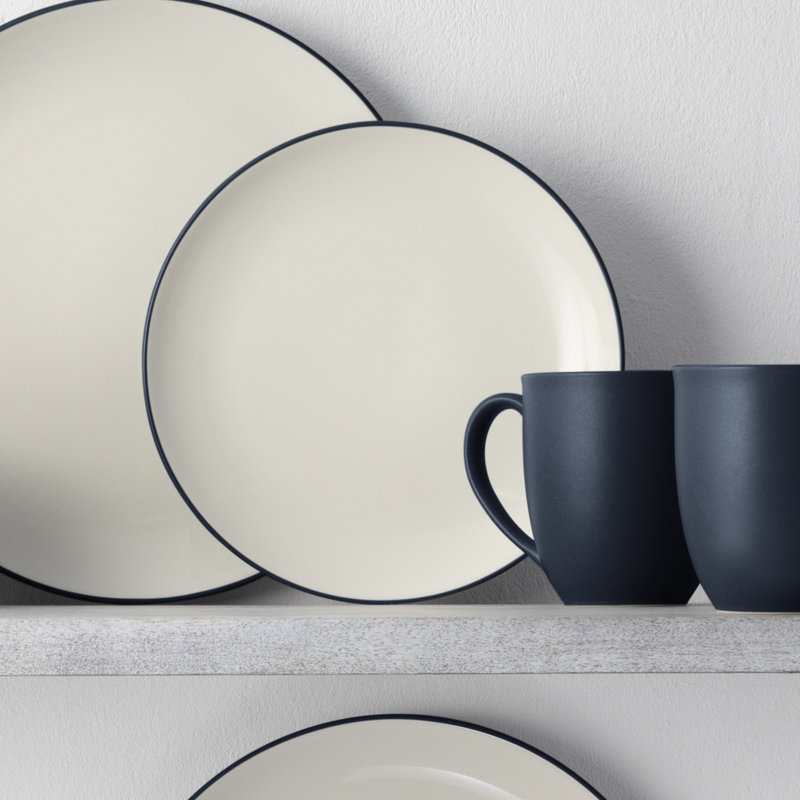Noritake Colorwave Coupe Salad Plates, 8-1/4", Navy