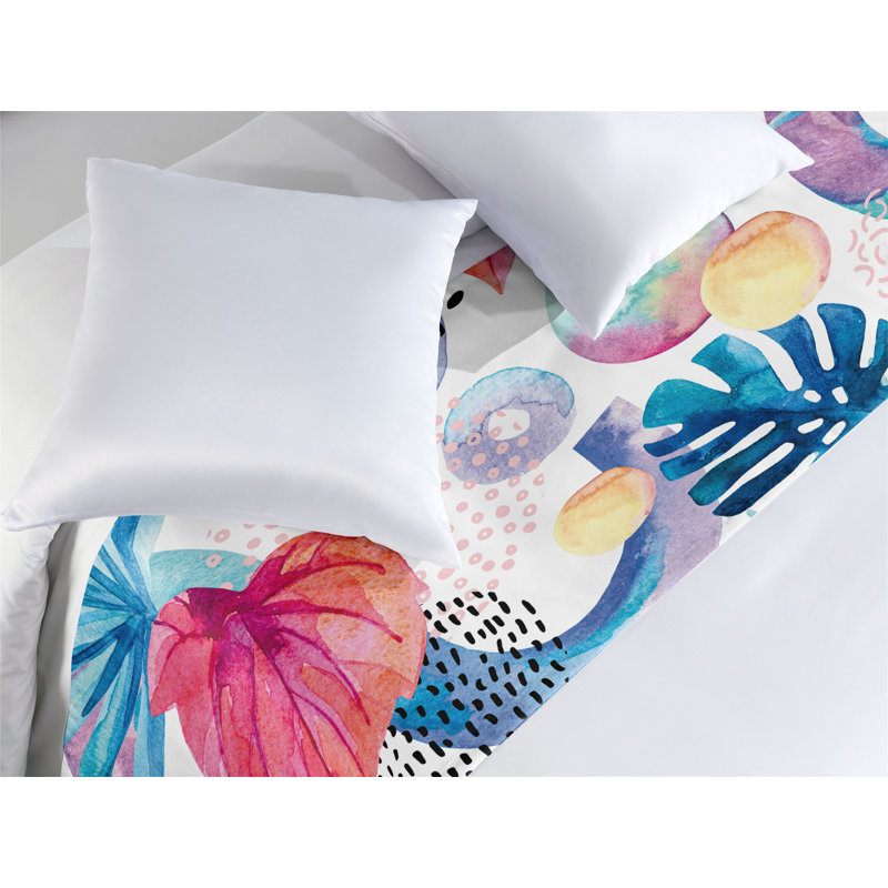 Tapis de couloir Ambesonne Exotics Hawaii Memphis, Très grand