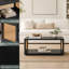Table basse Haught Weave avec tablette-1123829601
