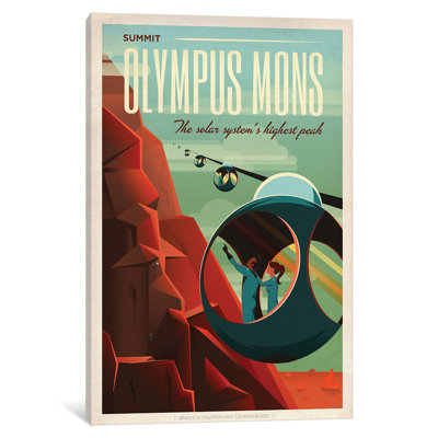 " Olympus Mons Space Travel Poster " by SpaceX
