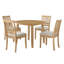 Space Saving Extendable Dining Table Sets(Must include both Table and Chair), MDF Wood Modern Small Kitchen-586548160
