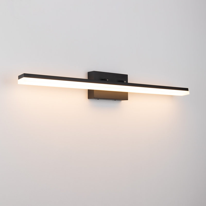 36'' Alfonza 1-Light Dimmable LED 36W Bath Bar, Warm White 3000K, Matte Black
