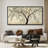 Tree Green Leaves - Oversized Framed Wall Decorations Canvas Print-111653951-111653950