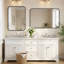 Miroir mural pour commode, meuble-lavabo, cadre en aluminium noir-126433880