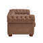 Fauteuil Chesterfield classique pour salon en similicuir-190034036