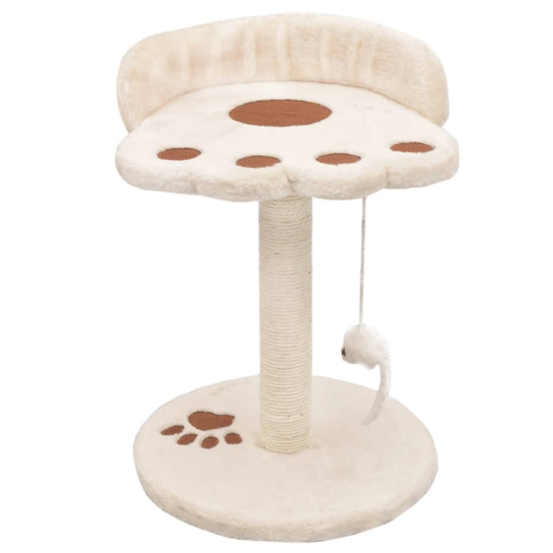 Amani Cat Tree with Sisal Scratching Post Play Centre, Beige