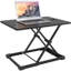 Adjustable Height Plastic / Acrylic Iron Standing Desk Converter