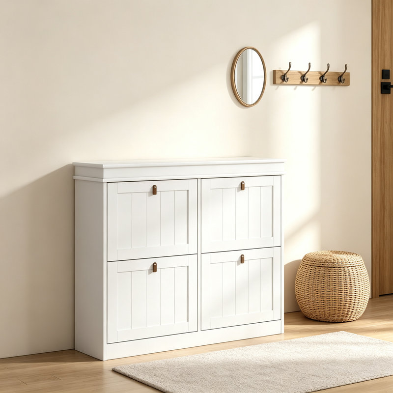 20 Pair Flip Down Shoe Storage