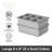 Oggi Barware Set of 2 Large Square 6 Cube Ice Cube Tray