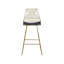 Anjail Upholstered Counter Stool with Metal Frame-1455405843