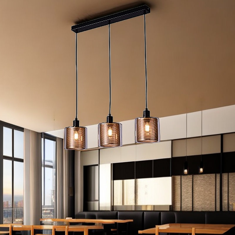 Lustre doré à 3 lumières Jennalynn