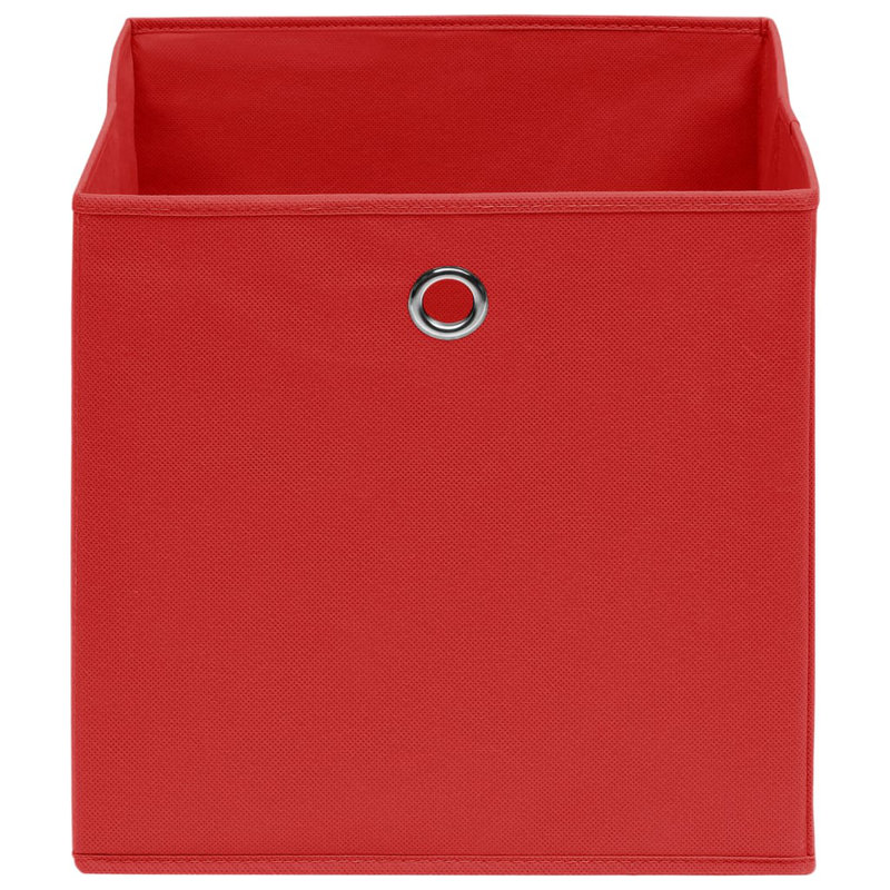 Rebrilliant Fabric Decorative Bin, Red