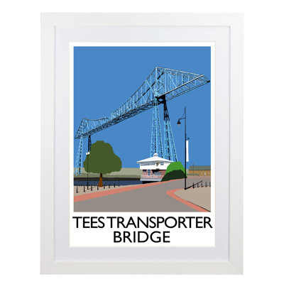 'Tees Transporter Bridge 2' 1 Piece Wall Art