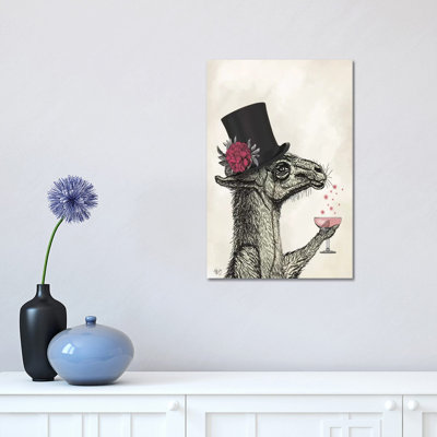 «Llama Lush I» par Fab Funky - impression d'art graphique