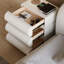 Rephael 50cm W Manufactured Wood Bedside Table-542207649