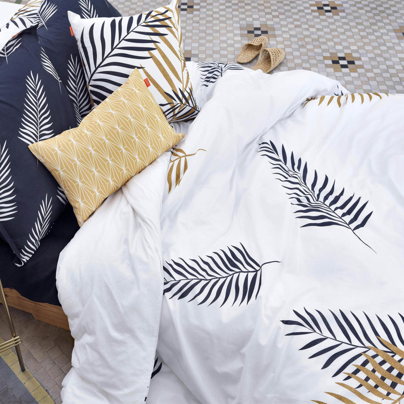 Foliage Damask Duvet Cover Set with Pillowcases Included, Double Duvet Cover + 2 Pillowcases