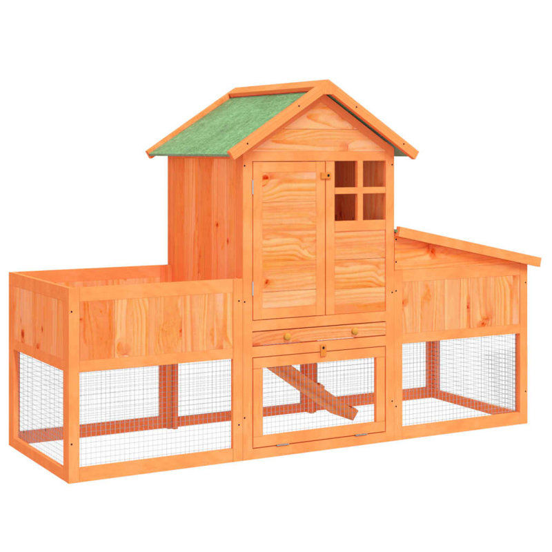 Bois de pin massif Tucker Murphy Pet ™ 66,9 po x 24,8 po x 44,5 po