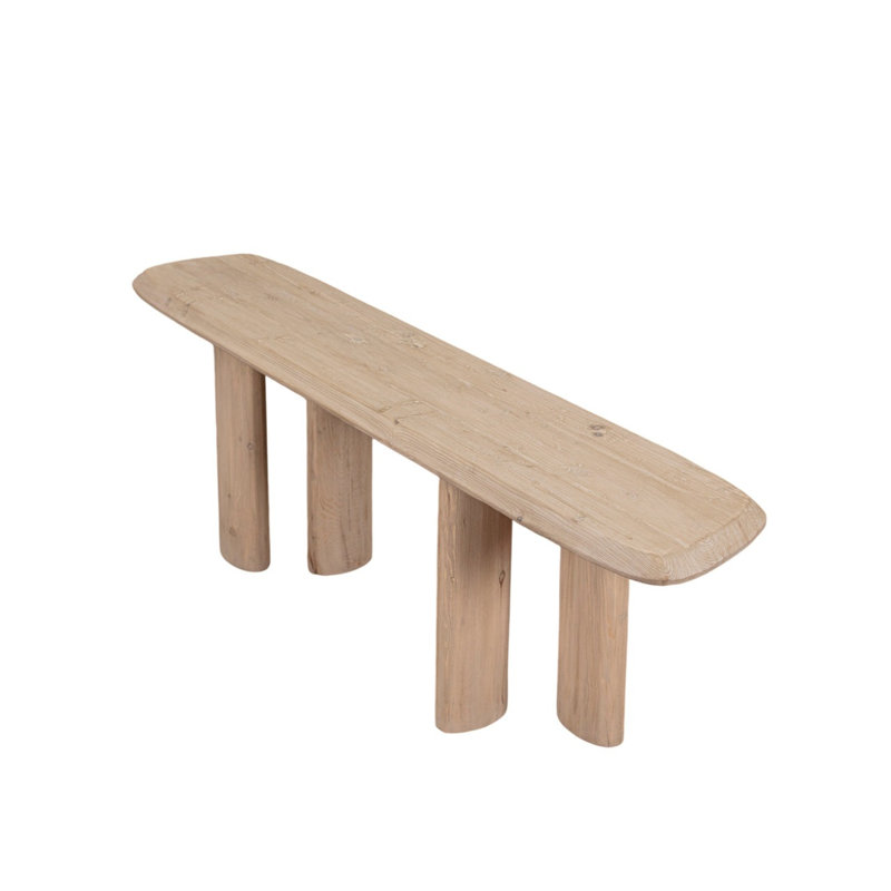 93.7 in. Solid Wood Console Table