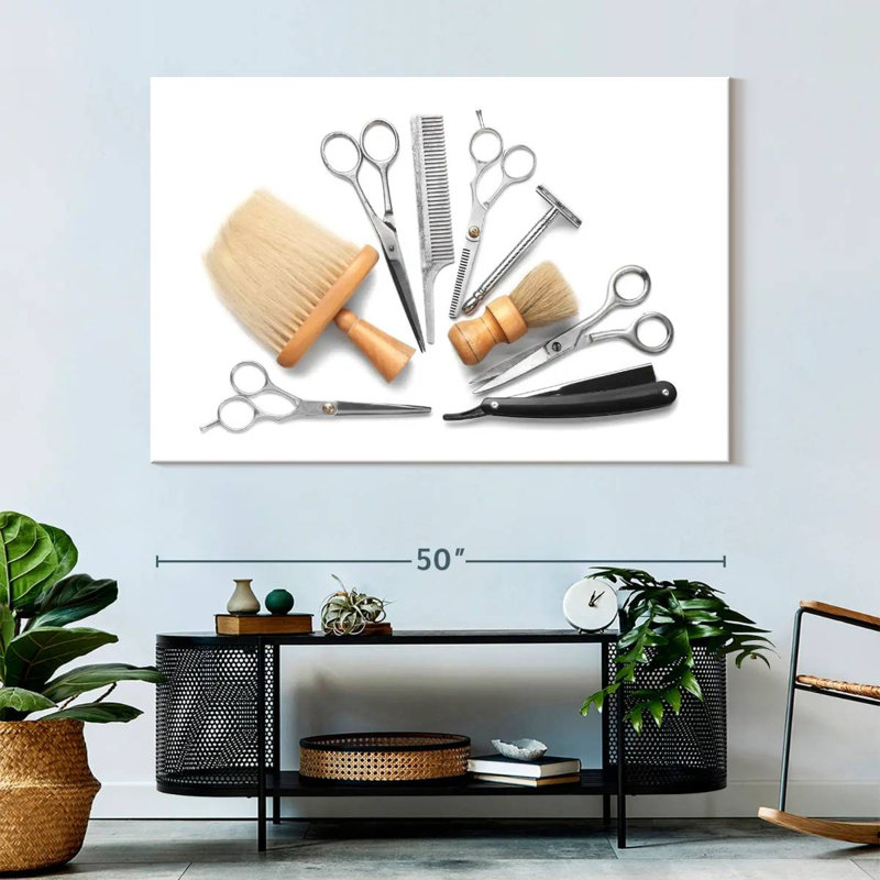 Shuttleworth Barber Set, 34" H x 51" W