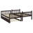 Detachable Wood Bunk Bed With Trundle, Converts To Two Beds, Space-Saving Design-1699227286